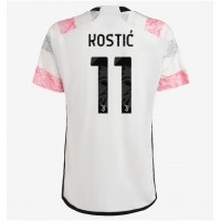 Juventus Filip Kostic #11 Bortedrakt 2023-24 Kortermet